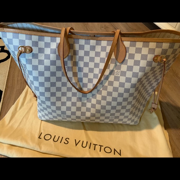 neverfull gm damier azur